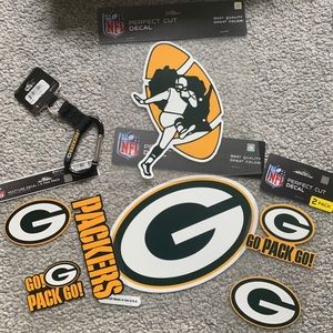 Green Bay Packer Decals - NFL Decals and key ring